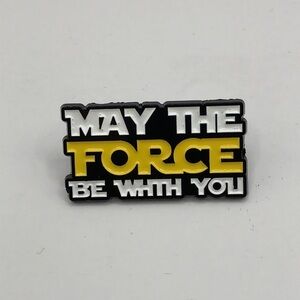 3/$25 Star Wars “May The Force Be With You” Unisex Rebel Alliance Pin